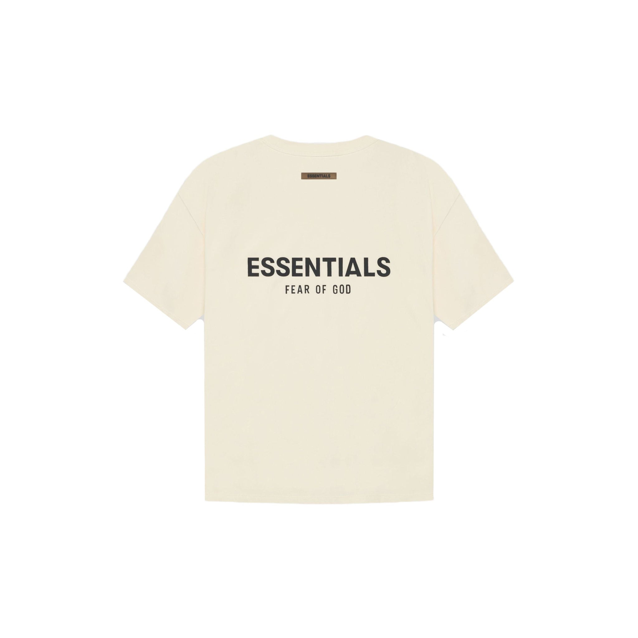 fear of god essentials Tシャツ Mサイズ　クリームtee FEAR-OF-GOD-ESSENTIALS-T-shirt