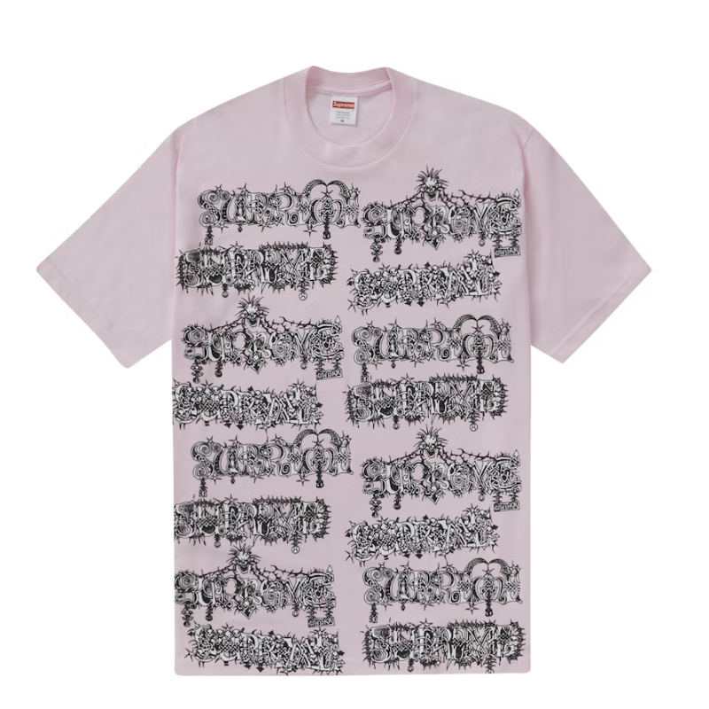Supreme Stick Tee Pink XXL Supreme Stick Tee Pink XXL