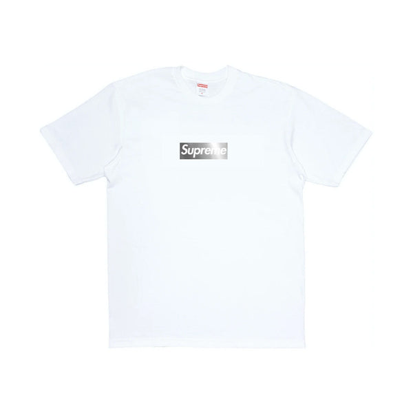 トップス Supreme Box Logo L/S Tee \"White Supreme Metallic Box Logo L S Tee (FW17) - $78