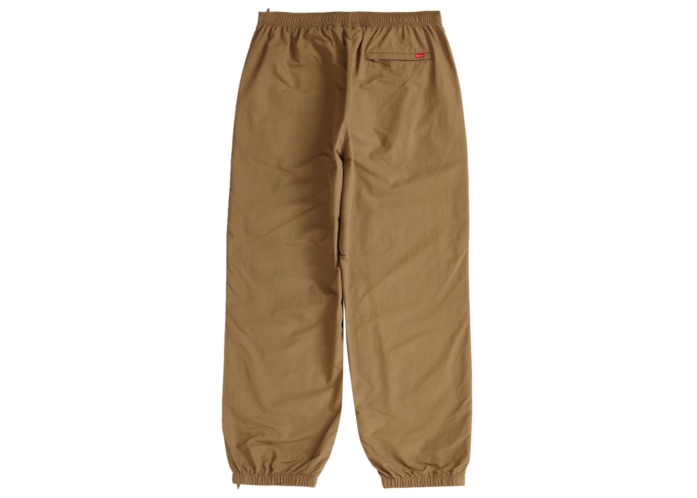 Supreme Full Zip Baggy Warm Up Pant Light Brown