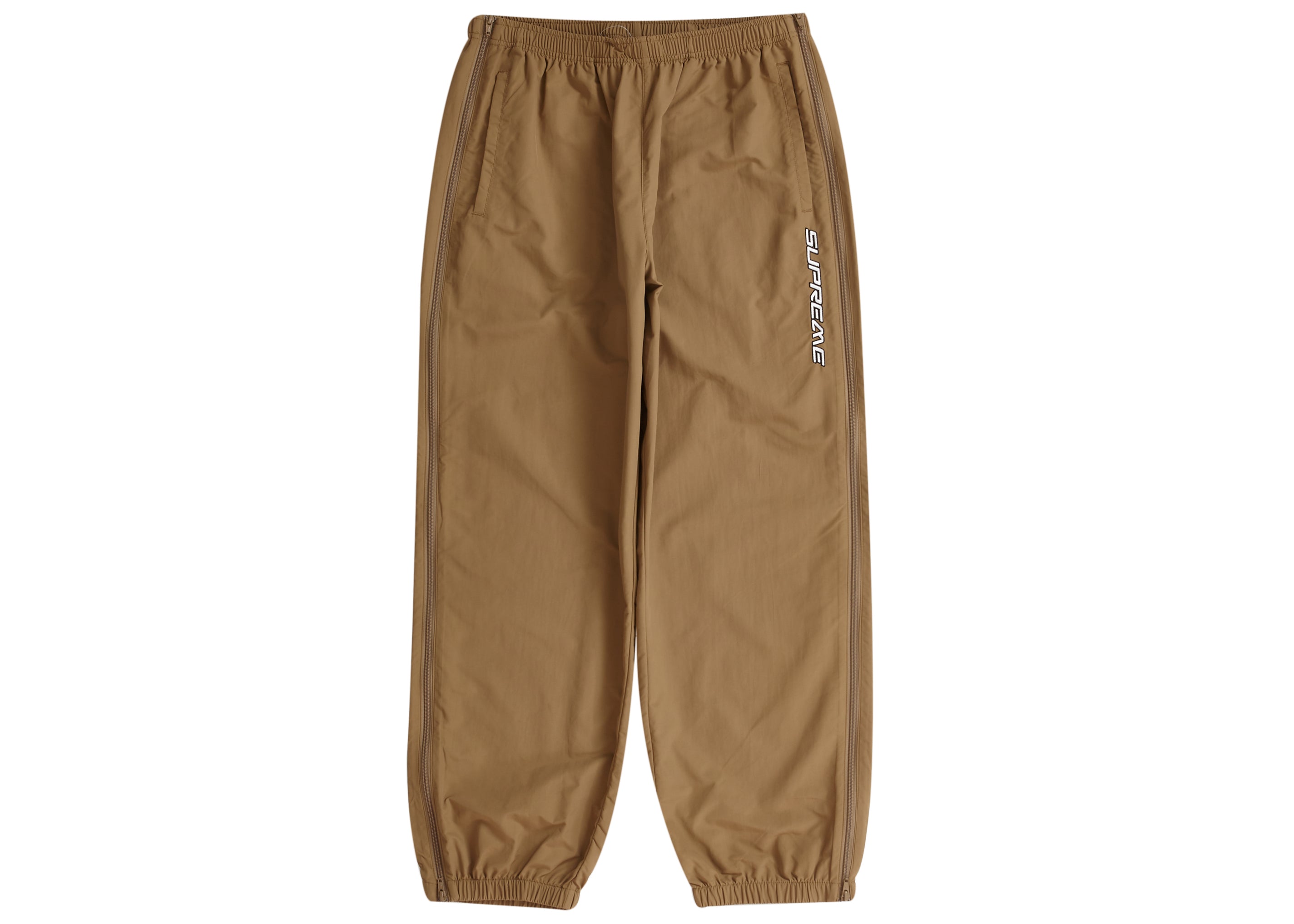 Supreme Full Zip Baggy Warm Up Pant Light Brown – LacedUp