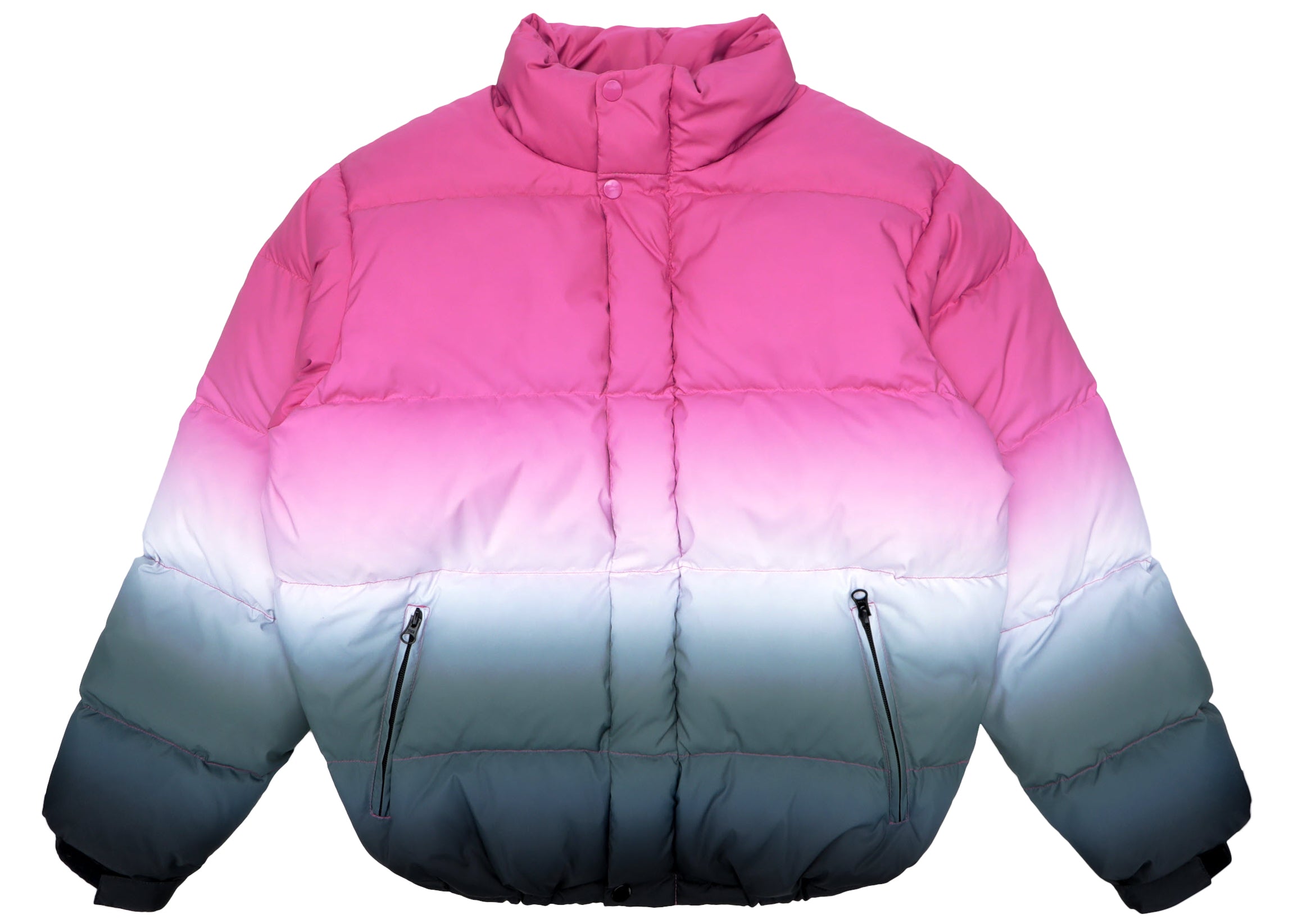 Supreme Gradient Puffy Jacket Pink – LacedUp