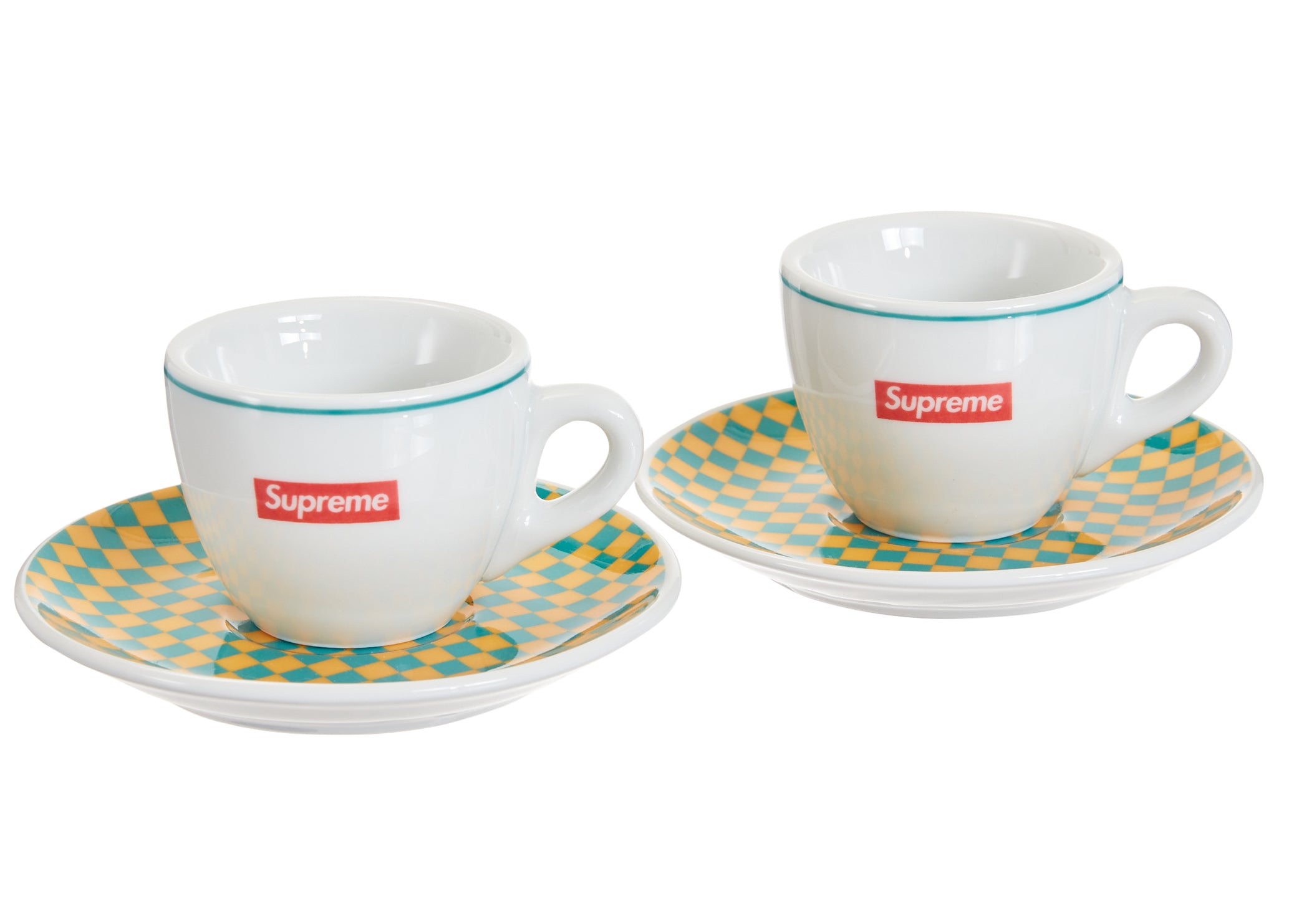 Supreme IPA Porcellane Aosta Espresso Set (Set of 2) Teal – LacedUp