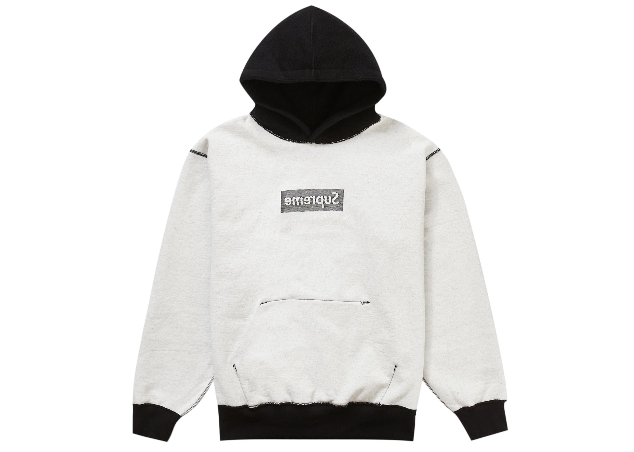 Supreme Inside Out Box Logo Hooded Sweatshirt Black S, M, L in Hand 