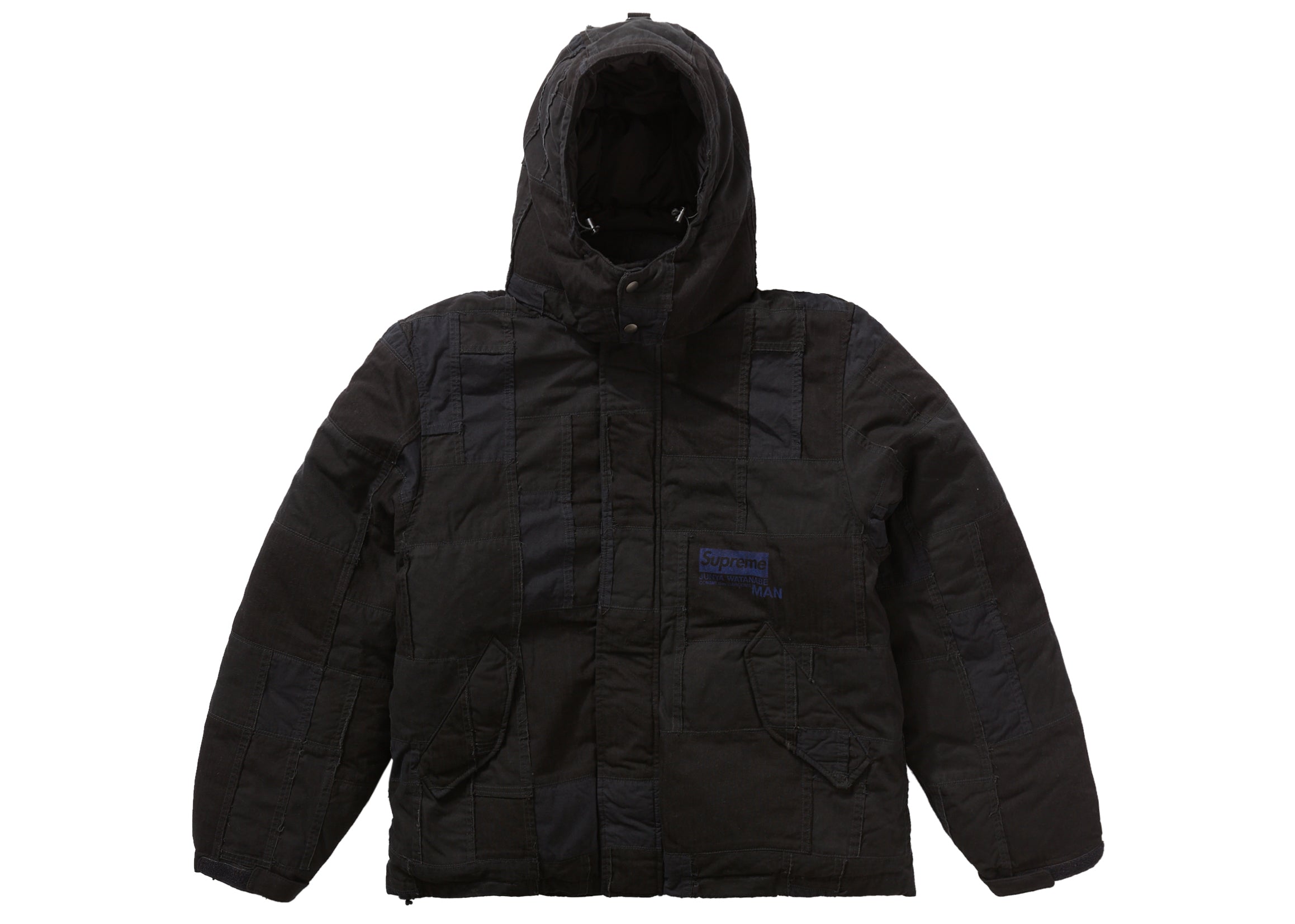 Supreme JUNYA WATANABE CDG MAN Patchwork Puffy Jacket Black – LacedUp