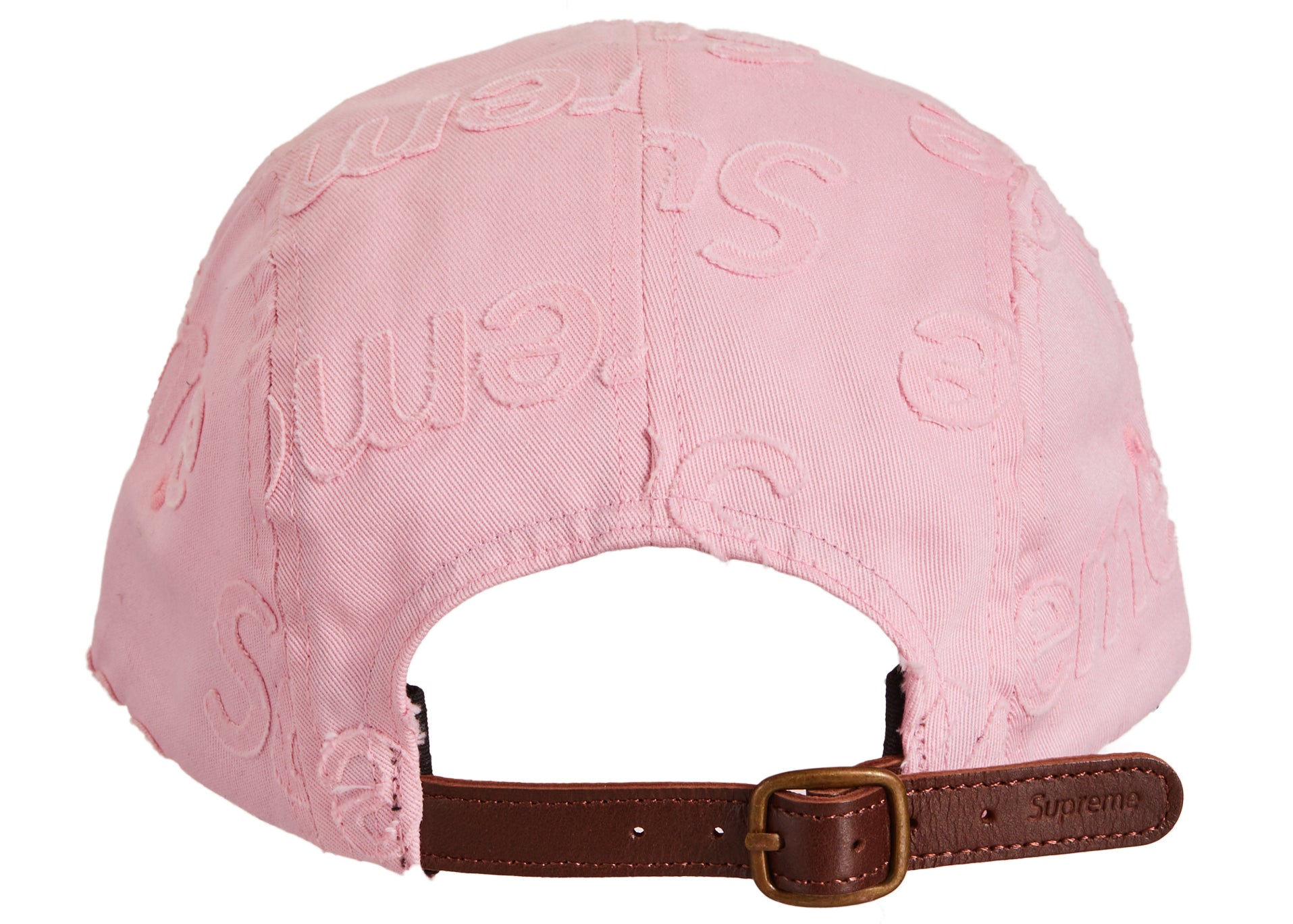 Supreme Lasered Twill Camp Cap Pink