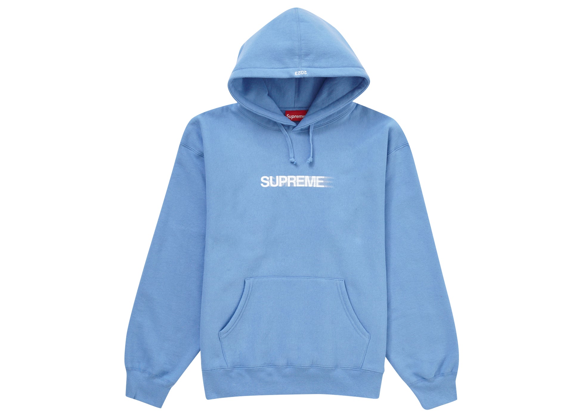 Supreme Motion Logo Hooded Sweatshirt (SS23) Light Blue – LacedUp