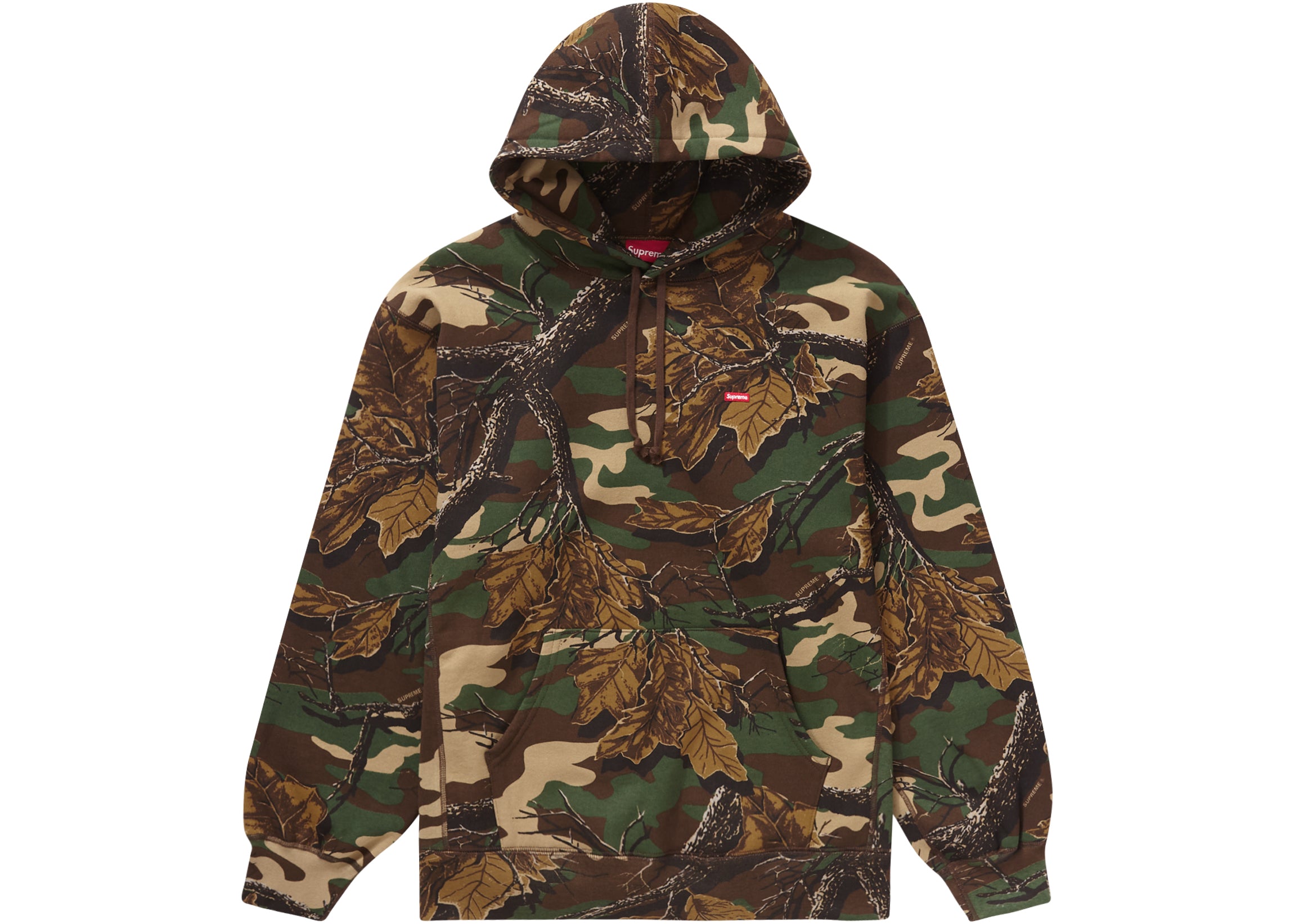 Supreme Small Box Hooded Sweatshirt (FW22) Branch Woodland Camo