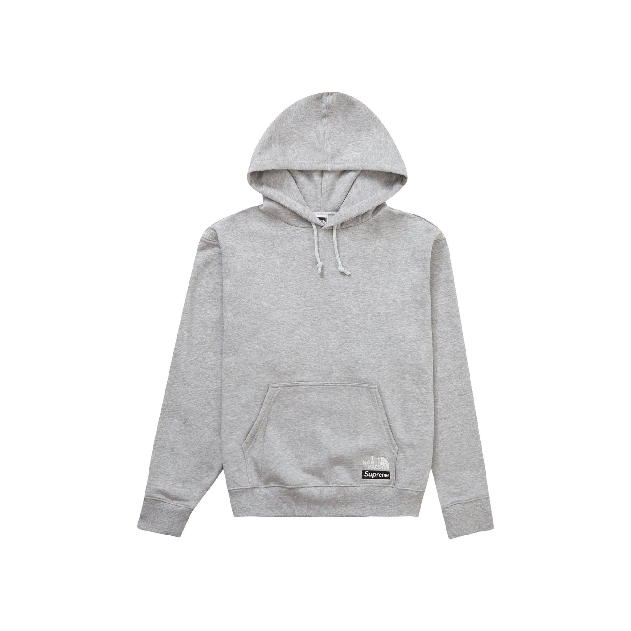 Supreme Frayed Hooded Sweatshirt Heather Grey – LacedUp 