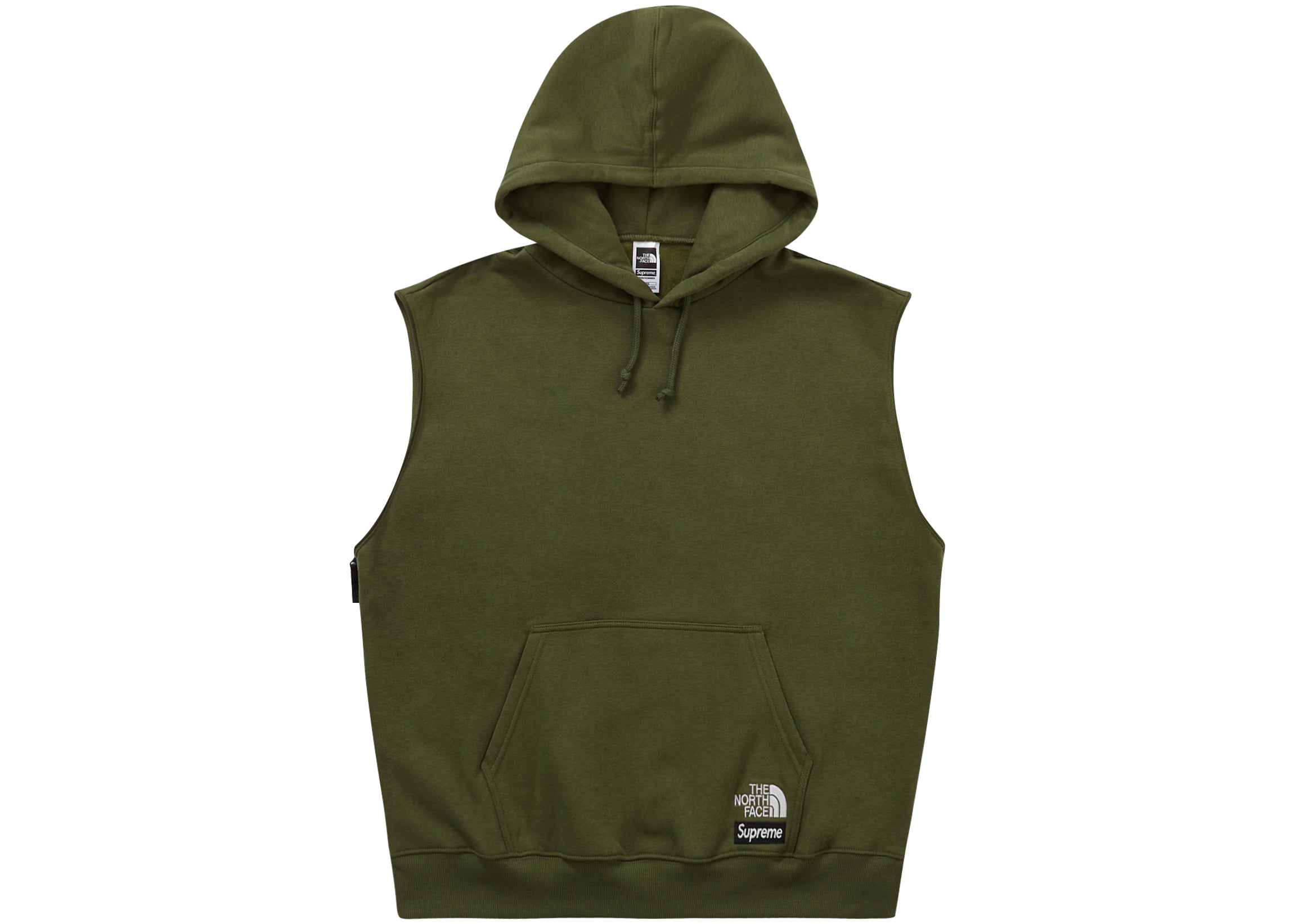 Supreme The North Face Convertible Hooded Sweatshirt Olive