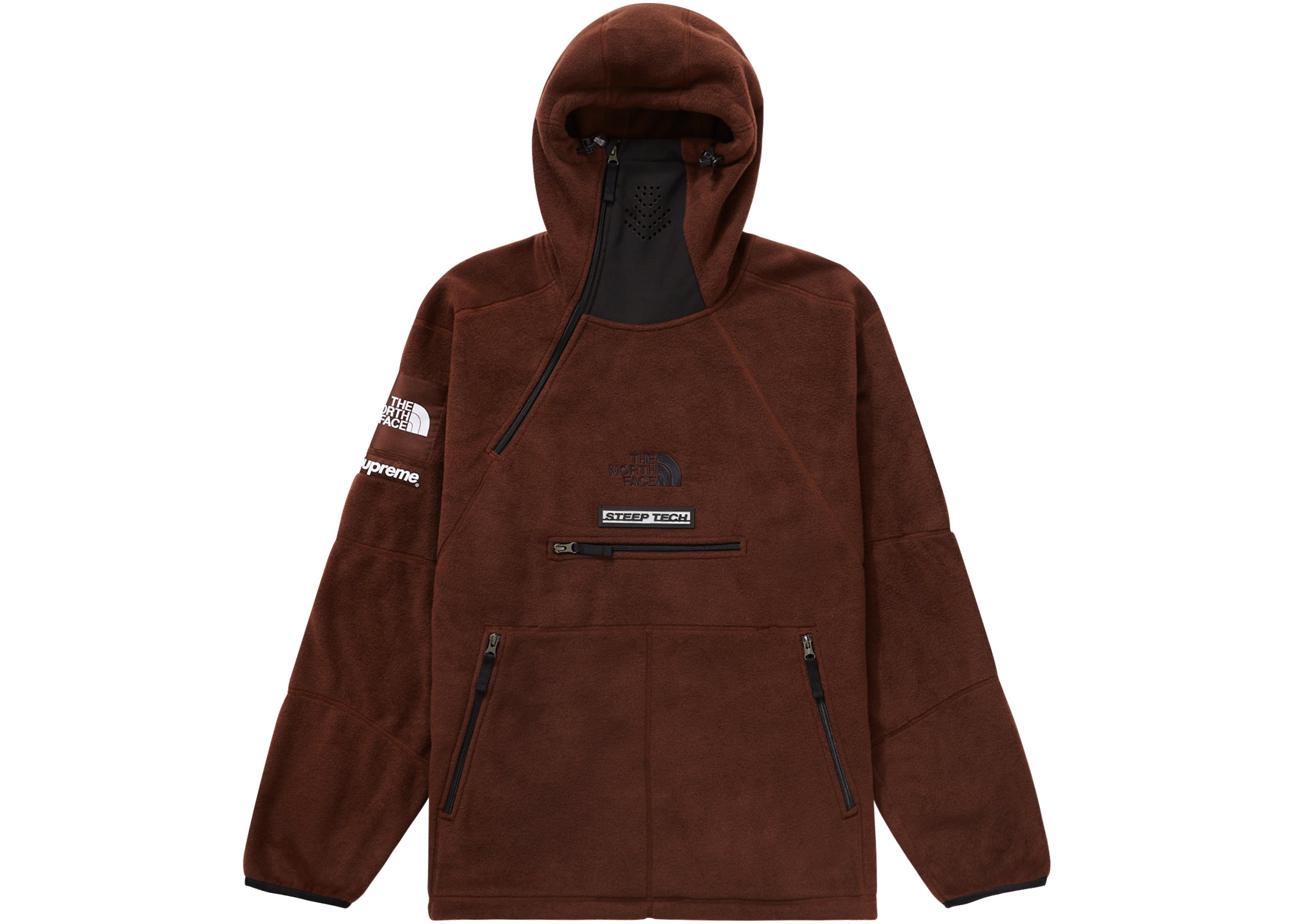 Supreme The North Face Steep Tech Fleece Pullover Brown – LacedUp