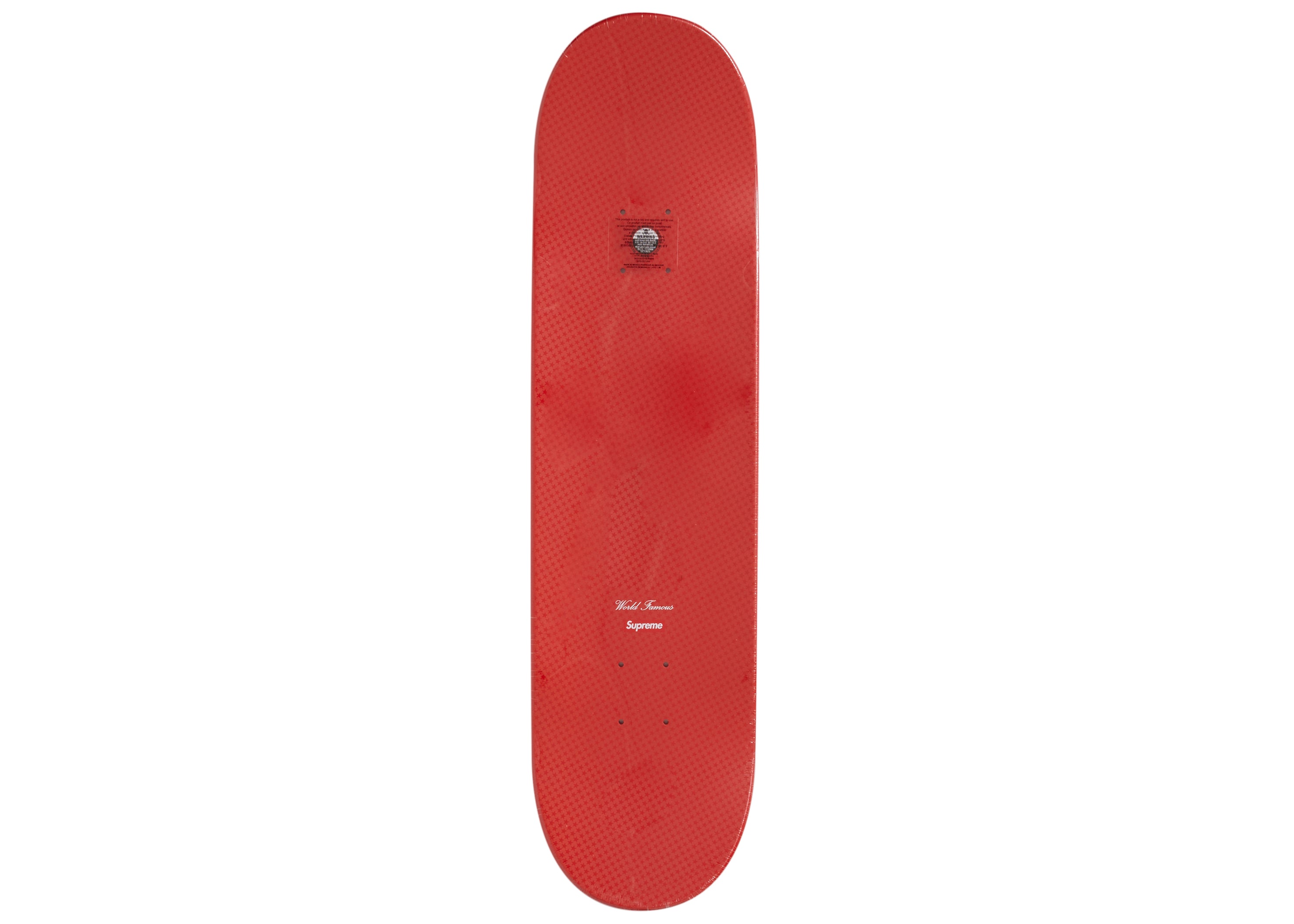 Supreme Tonal Box Logo Skateboard RED-