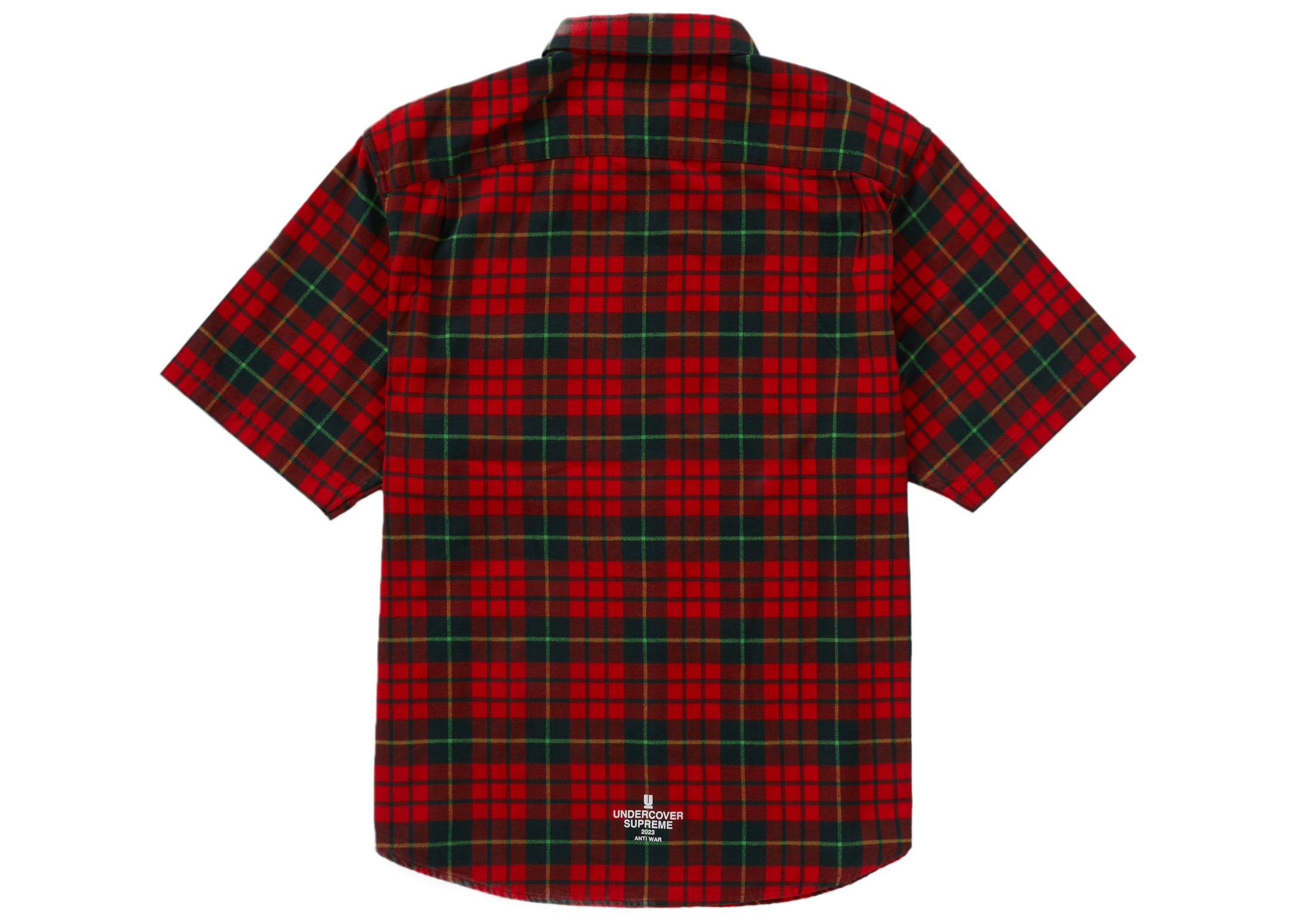 supreme tartan flannel shirt box north s
