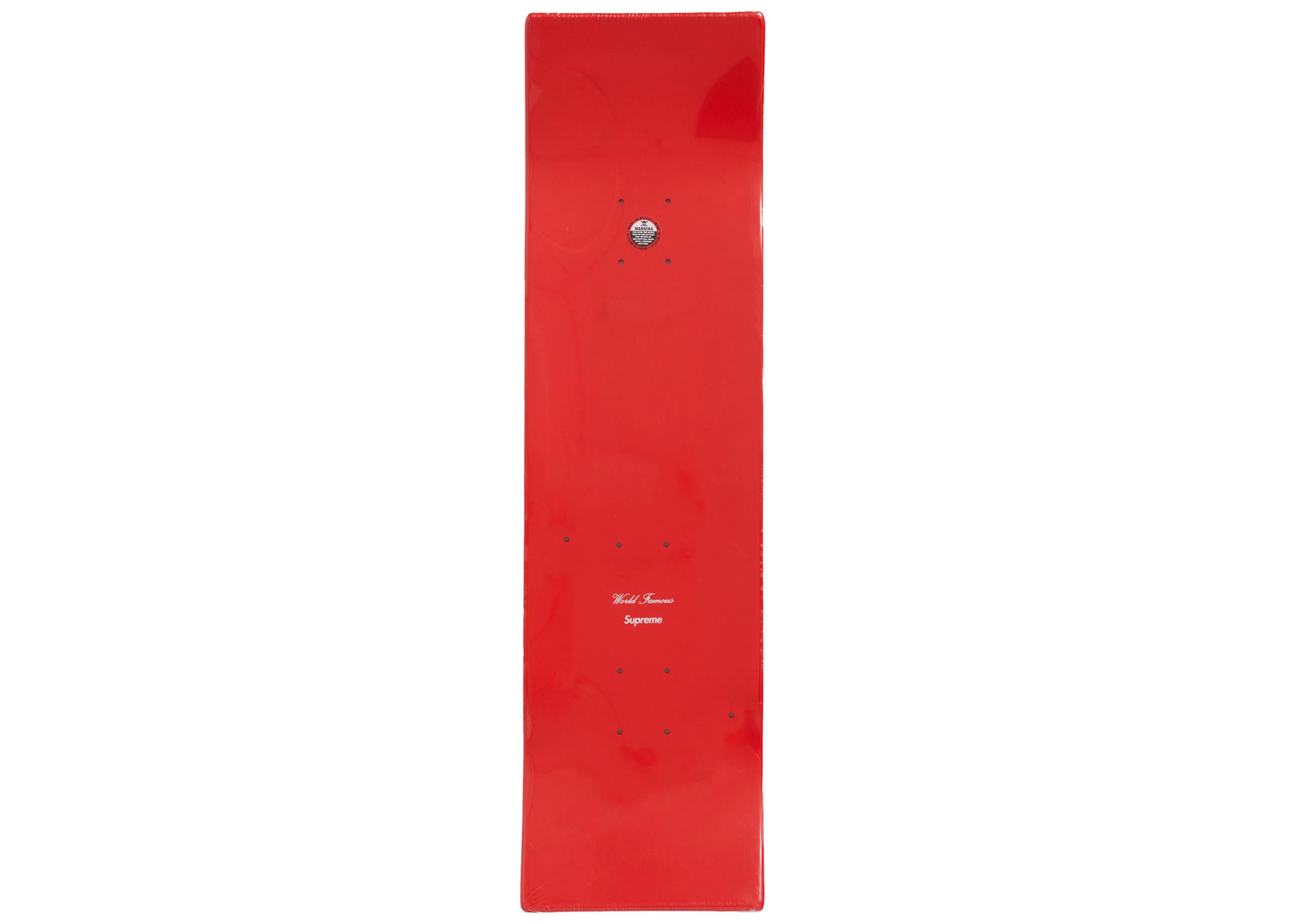 Supreme Uncut Box Logo Skateboard Deck Red – LacedUp