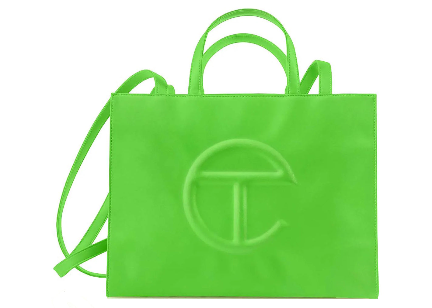 Telfar Shopping Bag Medium Highlighter Green