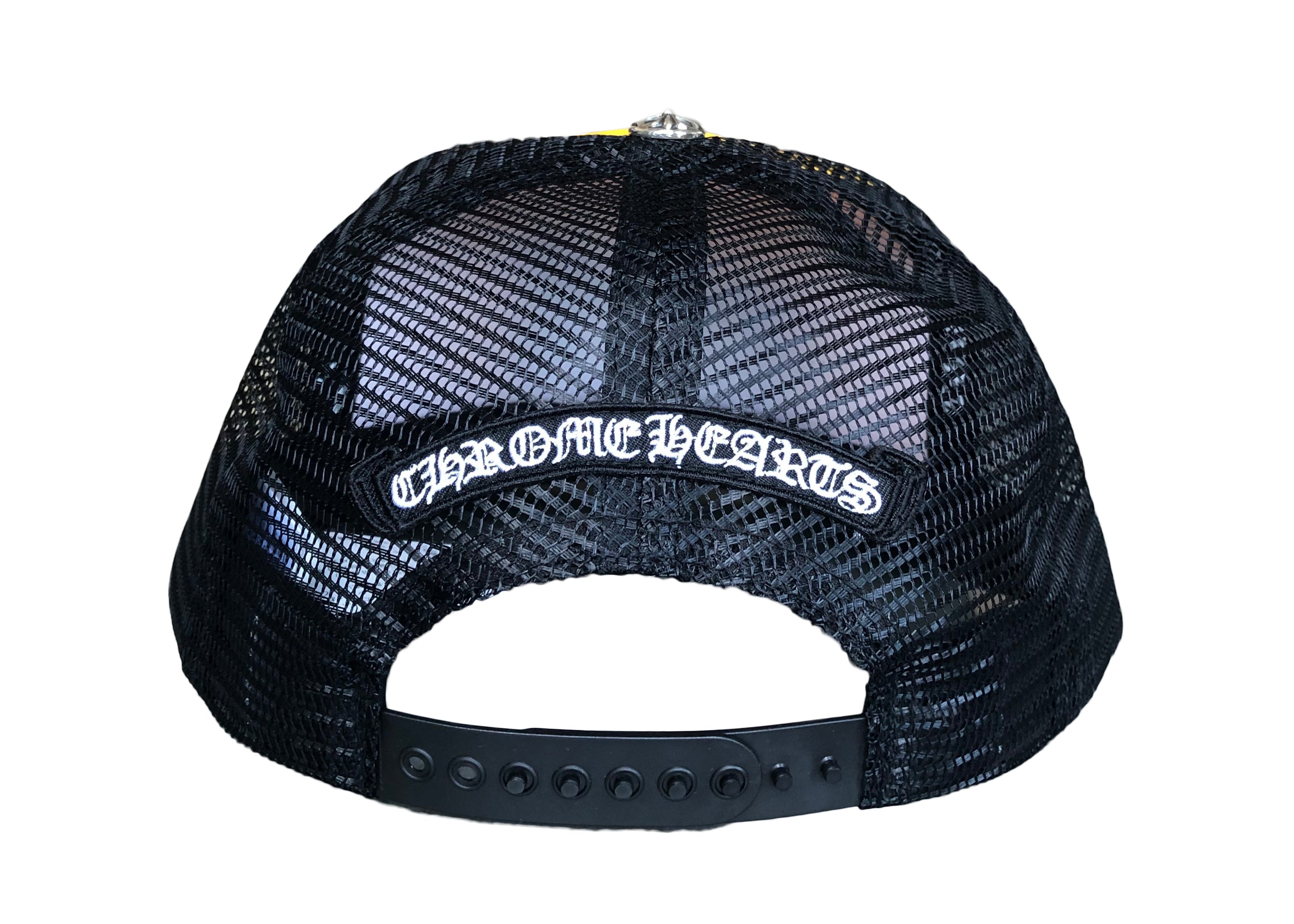 Chrome Hearts Matty Boy Sex Records Link Trucker Hat Black/Yellow