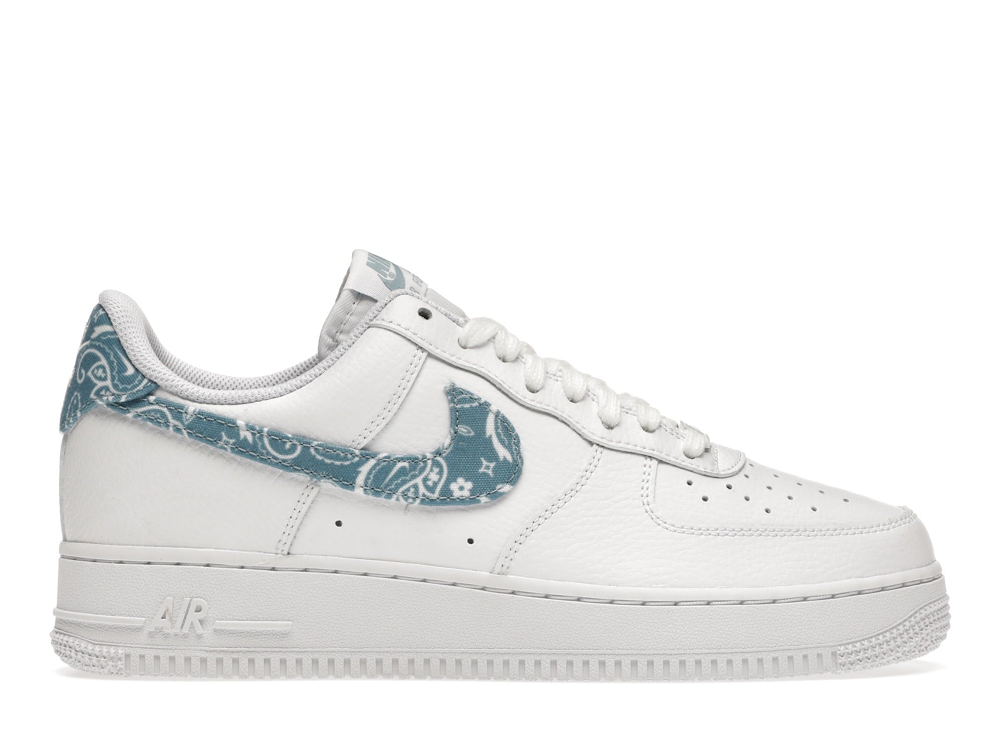 Nike Air Force 1 Low 07 Essential White Worn Blue Paisley W