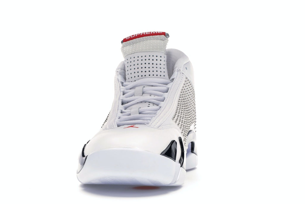 Size 9.5 - Jordan 14 Retro x Supreme White 2019
